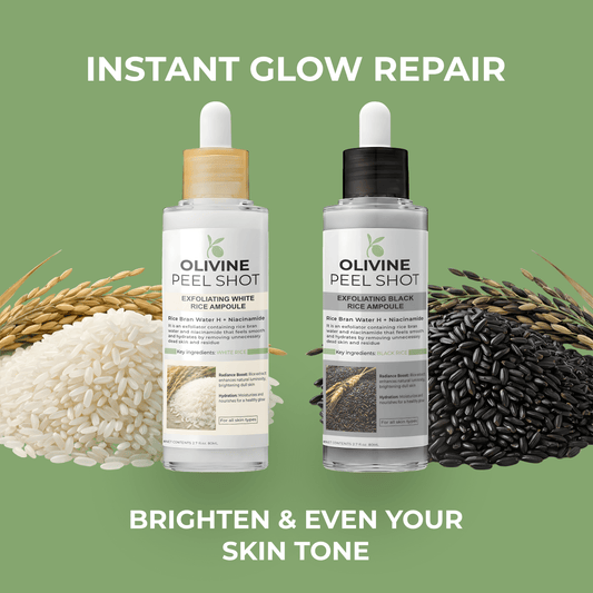 Olivine Peel Shot Glow Rice Ampoule Duo